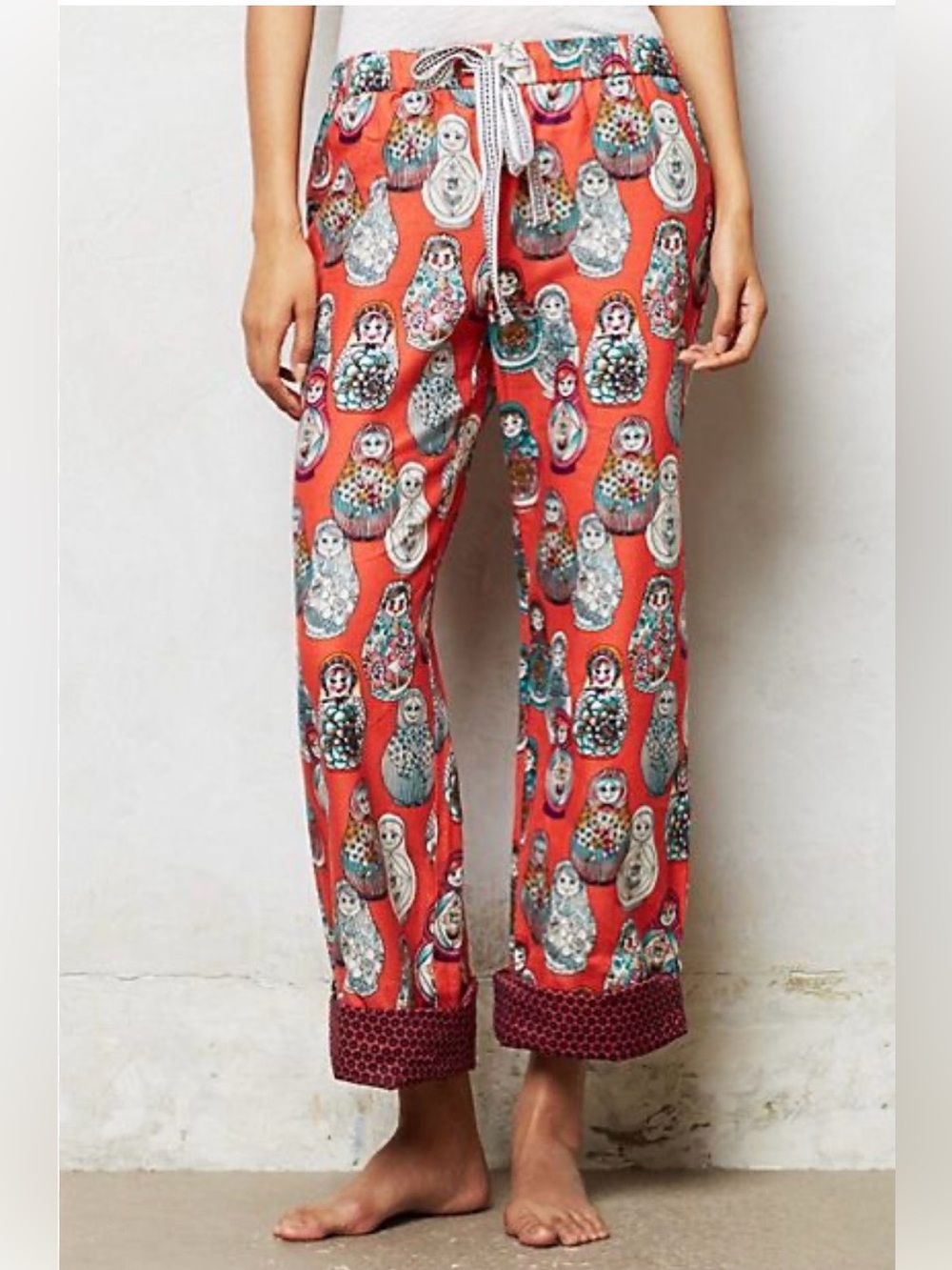 Eloise | Anthropologie Matryoshka Print Pajama Pants sz SM